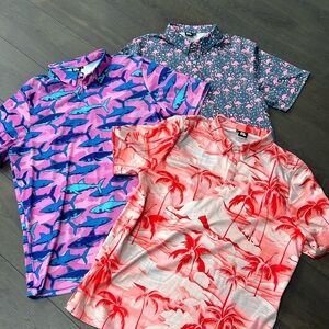 Men’s lot of 3 fun print shirts